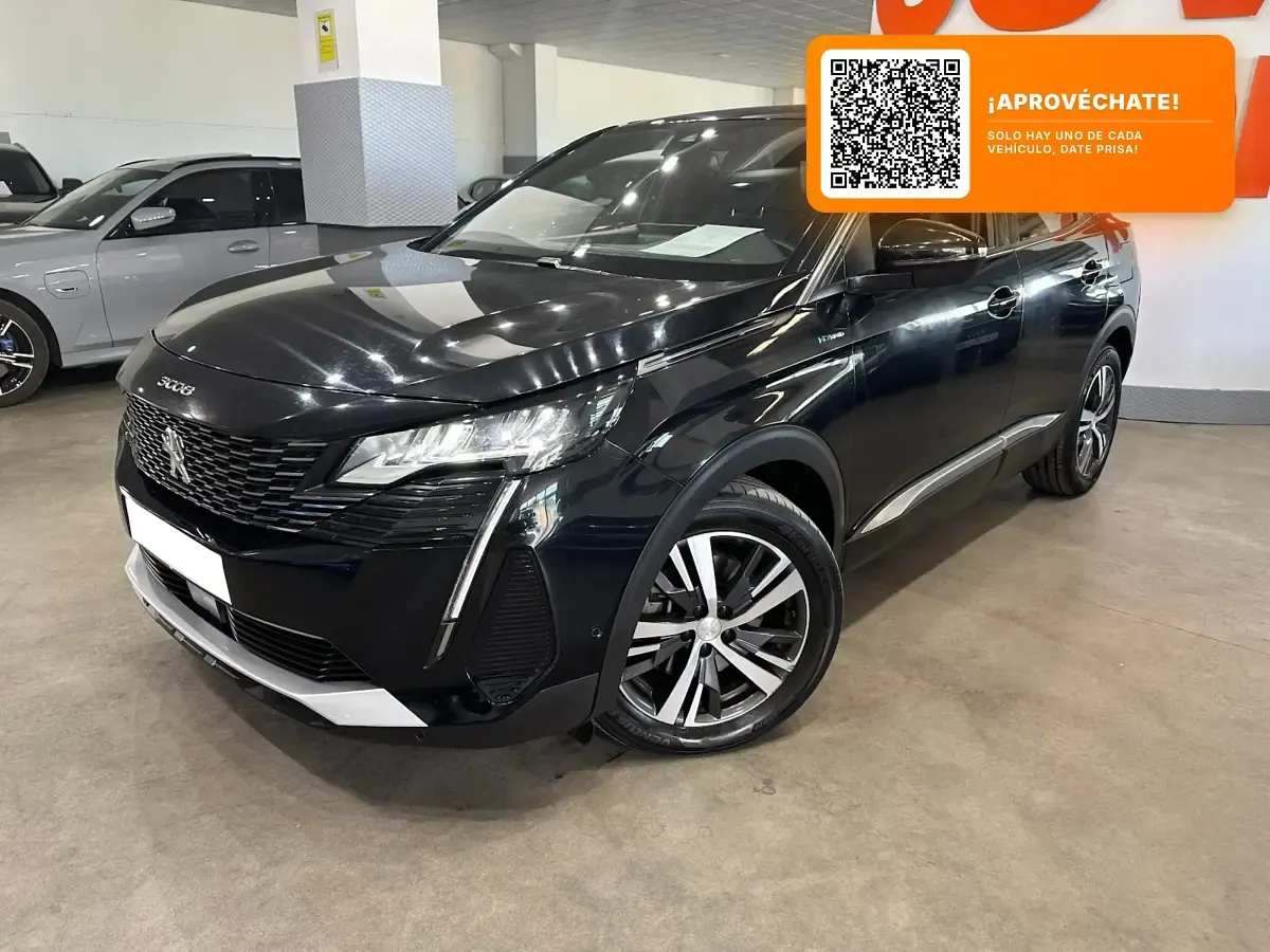 Usado Peugeot 3008 Allure 226 CV (166 kW) 2023 Negro SUV