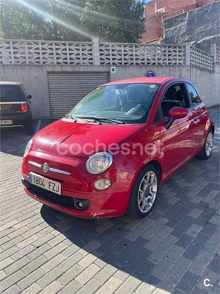 Rojo Usado 2008 Fiat 500 Pop Berlina | 4000 € (Super precio) - Imagen 1/4