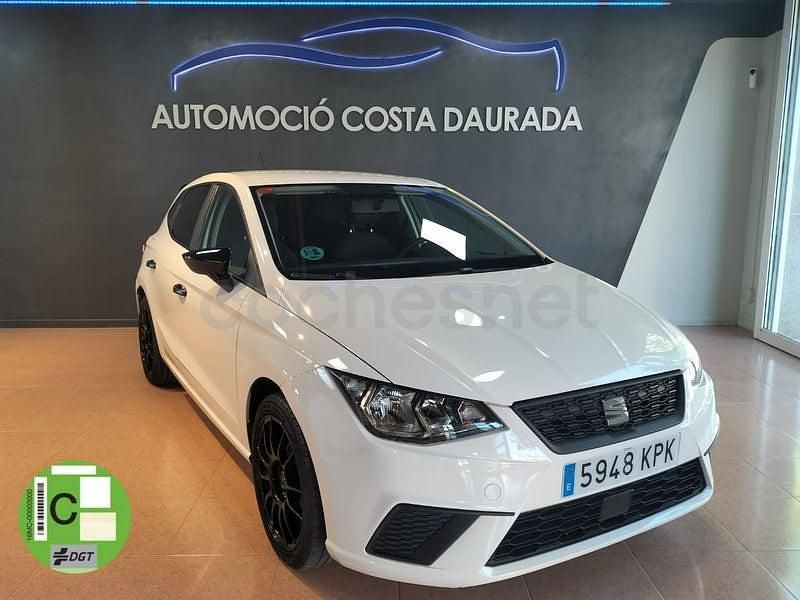 Usado Seat Ibiza Reference 95 CV (69 kW) 2018 Blanco Utilitario
