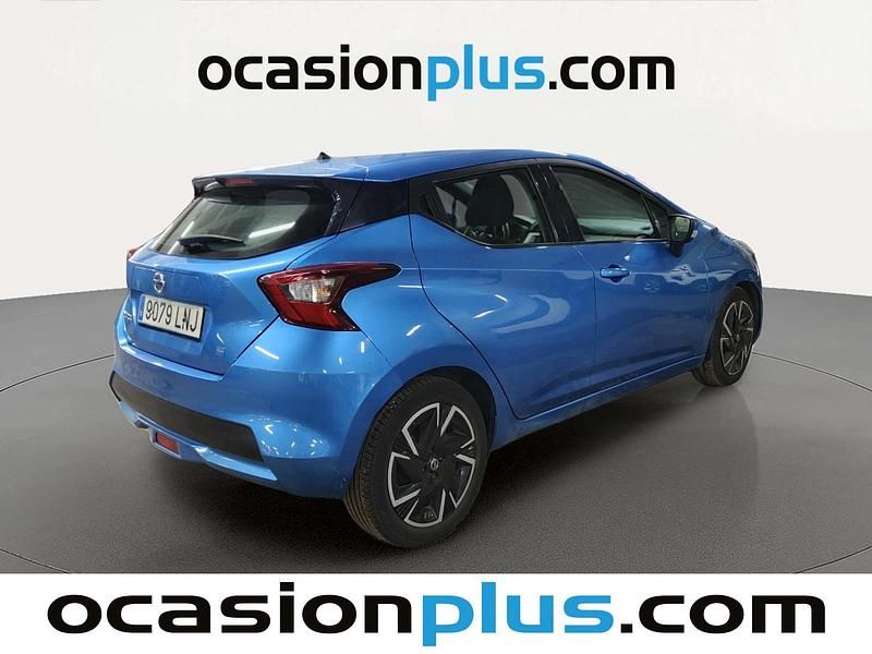Usado Nissan Micra Acenta 92 CV (67 kW) 2021 Azul Utilitario