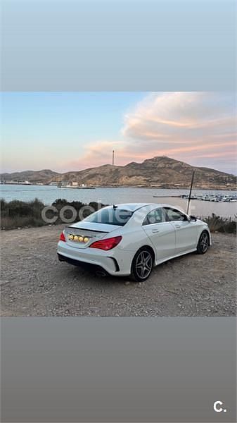 Usado Mercedes CLA200 AMG line 156 CV (114 kW) 2015 Blanco Berlina