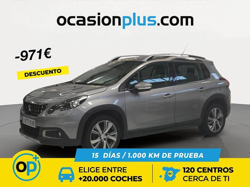 Usado Peugeot 2008 Allure 110 CV (80 kW) 2019 Gris SUV