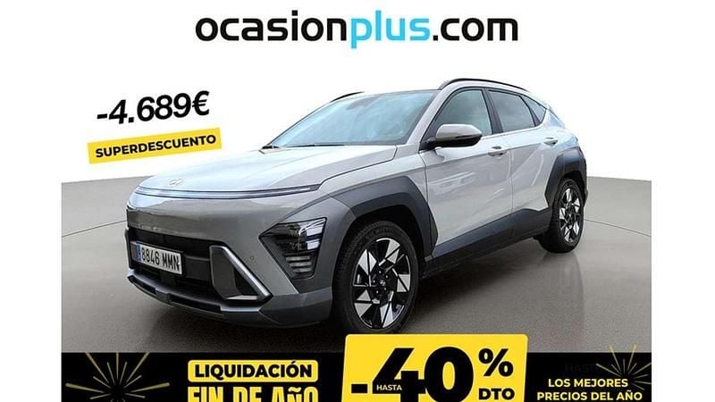 Gris Usado 2024 Hyundai Kona SUV | 24.810 € (Un poco caro) - Imagen 1/1