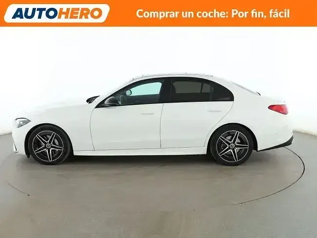Usado Mercedes C220 AMG line 200 CV (147 kW) 2022 Blanco Berlina