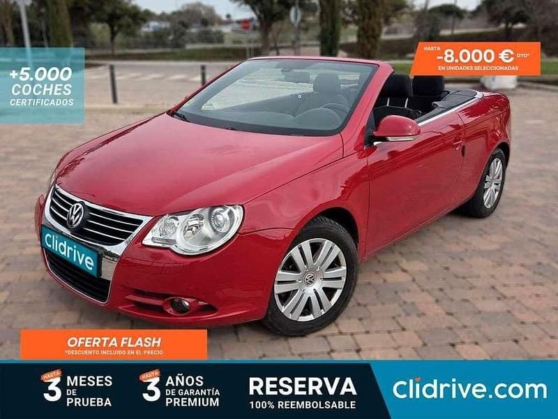 Usado VW Eos 140 CV (102 kW) 2007 Rojo Descapotable