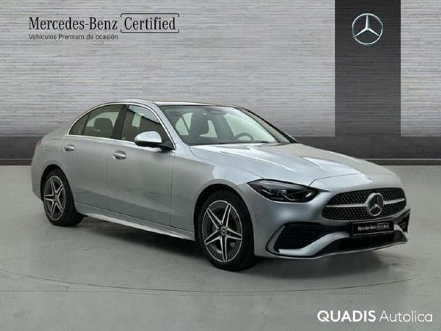 Usado Mercedes C300e AMG line 313 CV (230 kW) 2024 Plata hightech