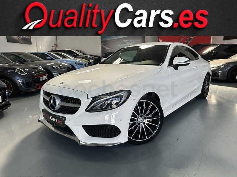 Usado Mercedes C220 170 CV (125 kW) 2016 Blanco Coupe