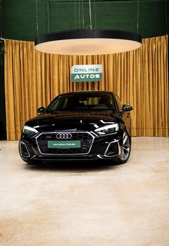 Negro Usado 2023 Audi A5 Sportback S-Line Berlina | 54.950 € - Imagen 1/4