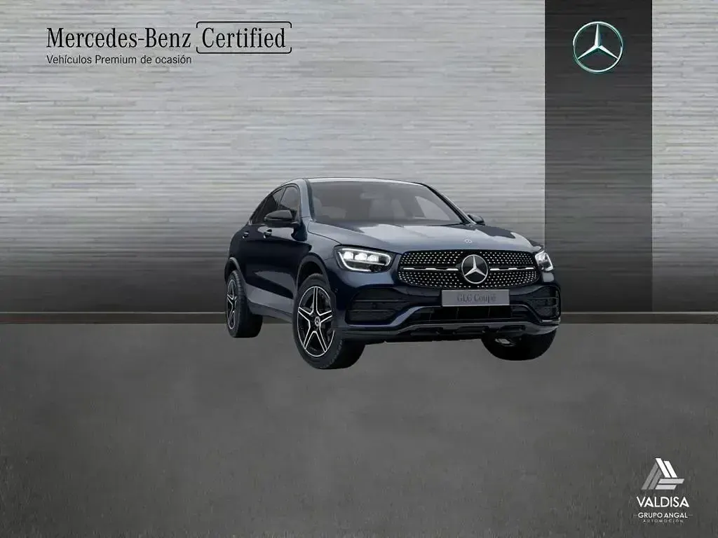 Usado Mercedes GLC300e AMG line 306 CV (225 kW) 2021 Azul cavansita SUV
