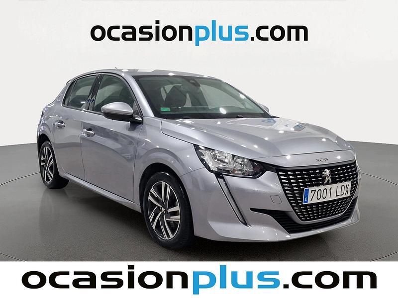 Usado Peugeot 208 Allure 100 CV (73 kW) 2020 Gris Utilitario