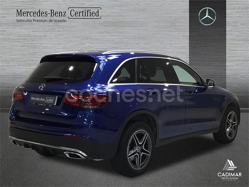 Usado Mercedes GLC300e AMG line 306 CV (225 kW) 2020 Azul SUV