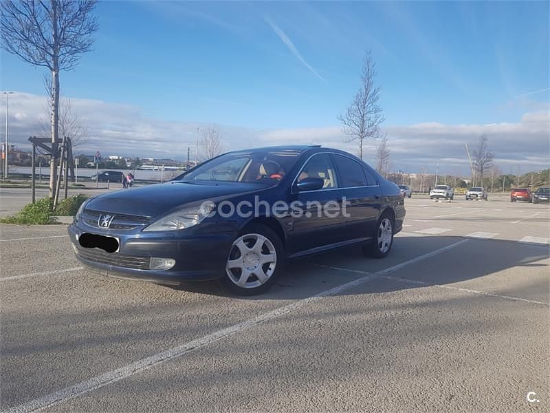 Usado Peugeot 607 210 CV (154 kW) 2002 Azul Berlina