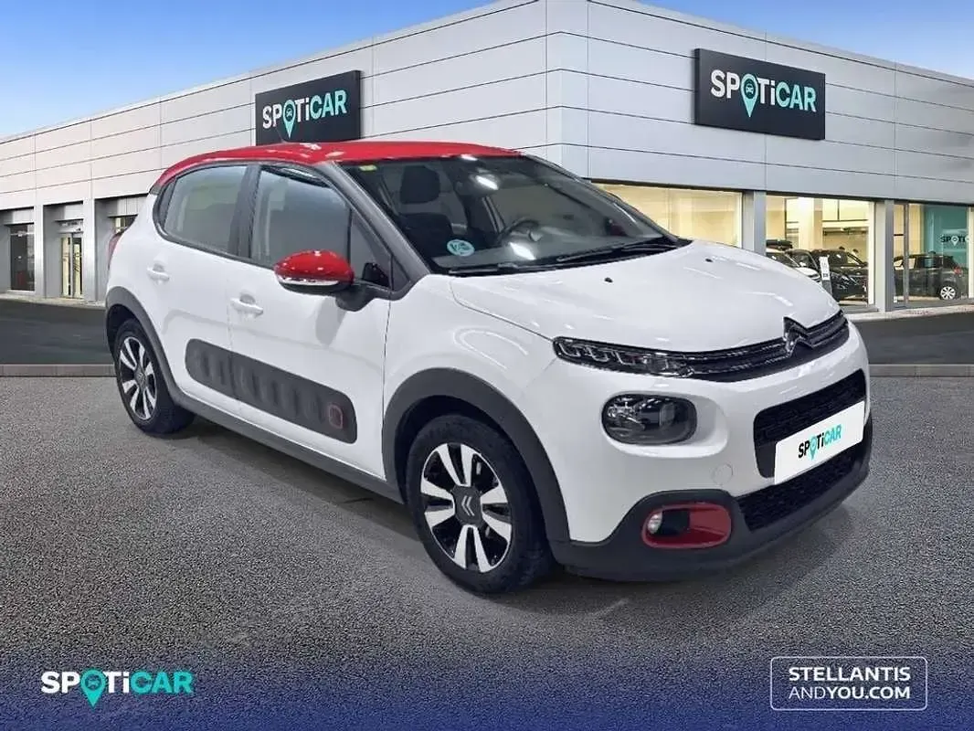 Usado Citroën C3 Feel 99 CV (72 kW) 2018 Blanco Utilitario