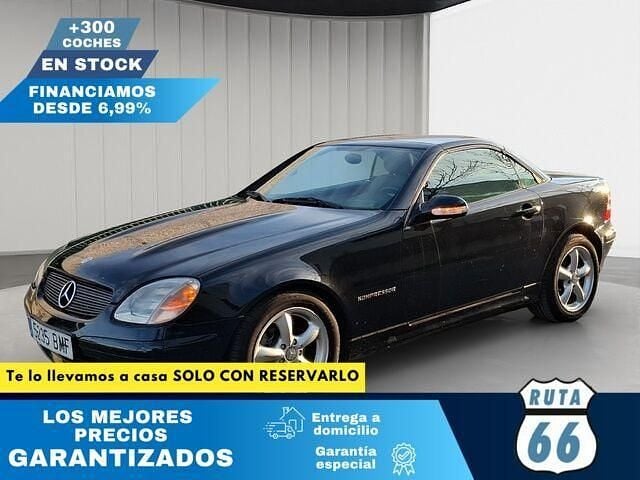 Usado Mercedes SLK200 163 CV (119 kW) 2001 Negro Descapotable