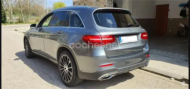 Usado Mercedes GLC250 AMG line 204 CV (150 kW) 2016 Gris / plata SUV