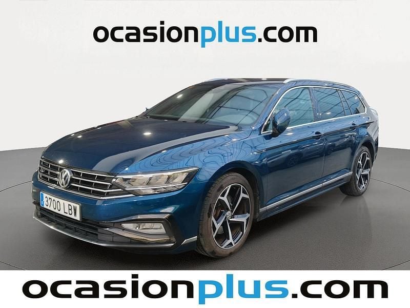Usado VW Passat R-line 150 CV (110 kW) 2019 Azul Familiar