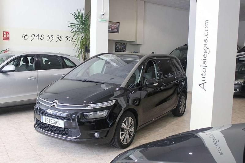 Negro Usado 2015 Citroën C4 Picasso Intensive+ Monovolumen | 11.700 € - Imagen 1/4