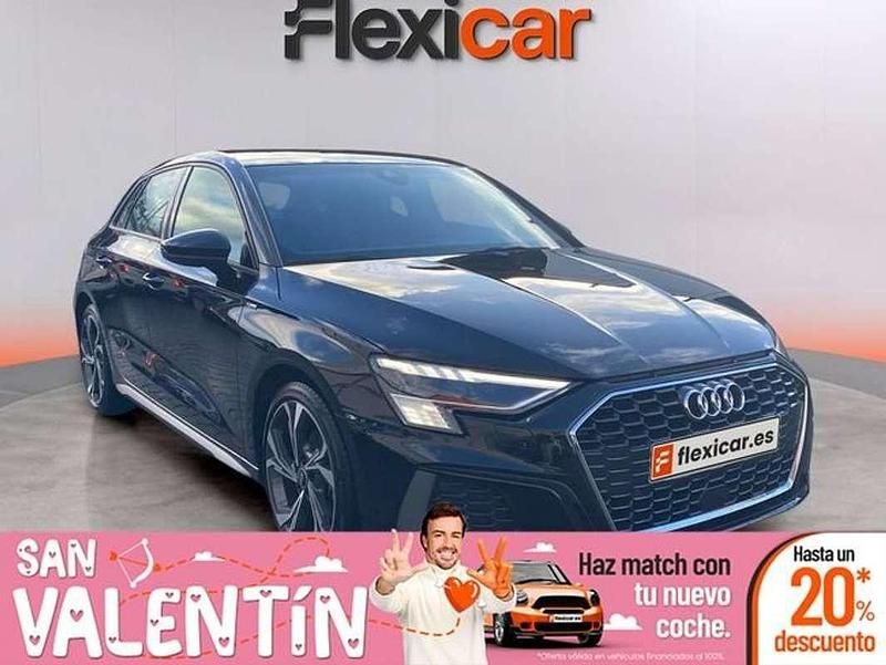 Usado Audi A3 Sportback S-Line 150 CV (110 kW) 2023 Negro Utilitario