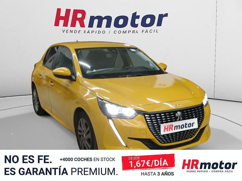 Usado Peugeot 208 Style 101 CV (74 kW) 2021 Amarillo Utilitario