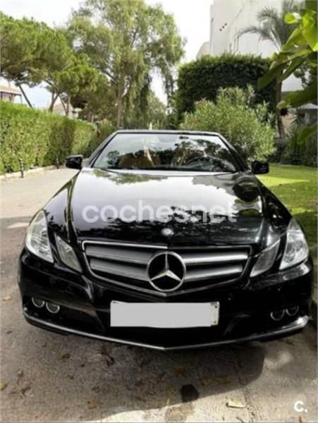 Negro Usado 2012 Mercedes E200 Avantgarde Descapotable | 17.800 € (Precio justo) - Imagen 1/4