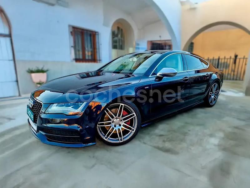 Usado Audi A7 Sportback Premium 313 CV (230 kW) 2013 Azul Utilitario