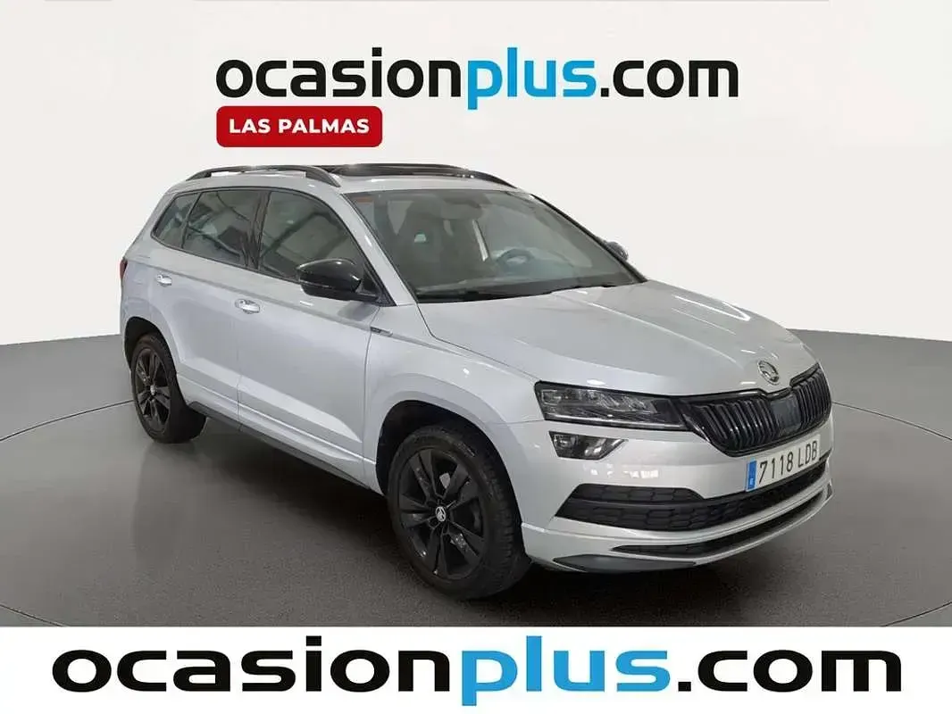 Usado Skoda Karoq SportLine 150 CV (110 kW) 2019 Gris SUV