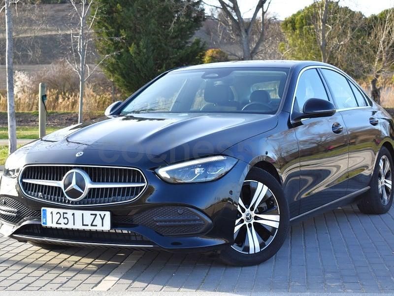Usado Mercedes C200 163 CV (119 kW) 2022 Negro Berlina