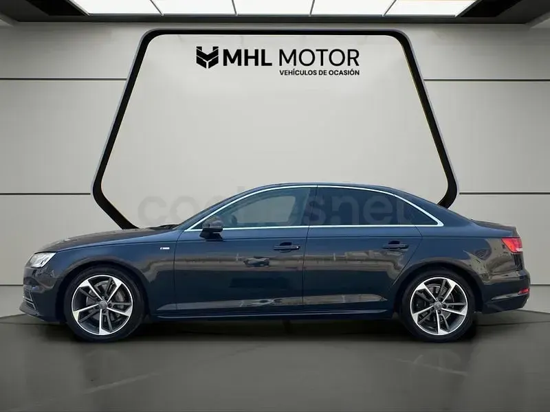 Usado Audi A4 S-Line 190 CV (139 kW) 2017 Azul Berlina