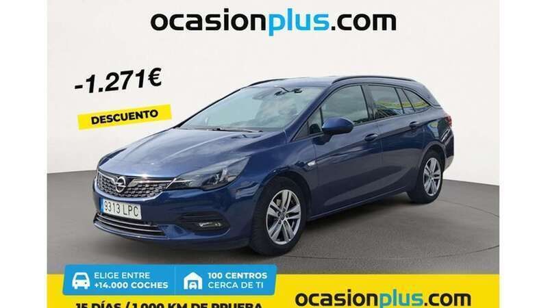 Azul Usado 2021 Opel Astra Business Elegance Familiar | 12.719 € (Precio justo) - Imagen 1/4