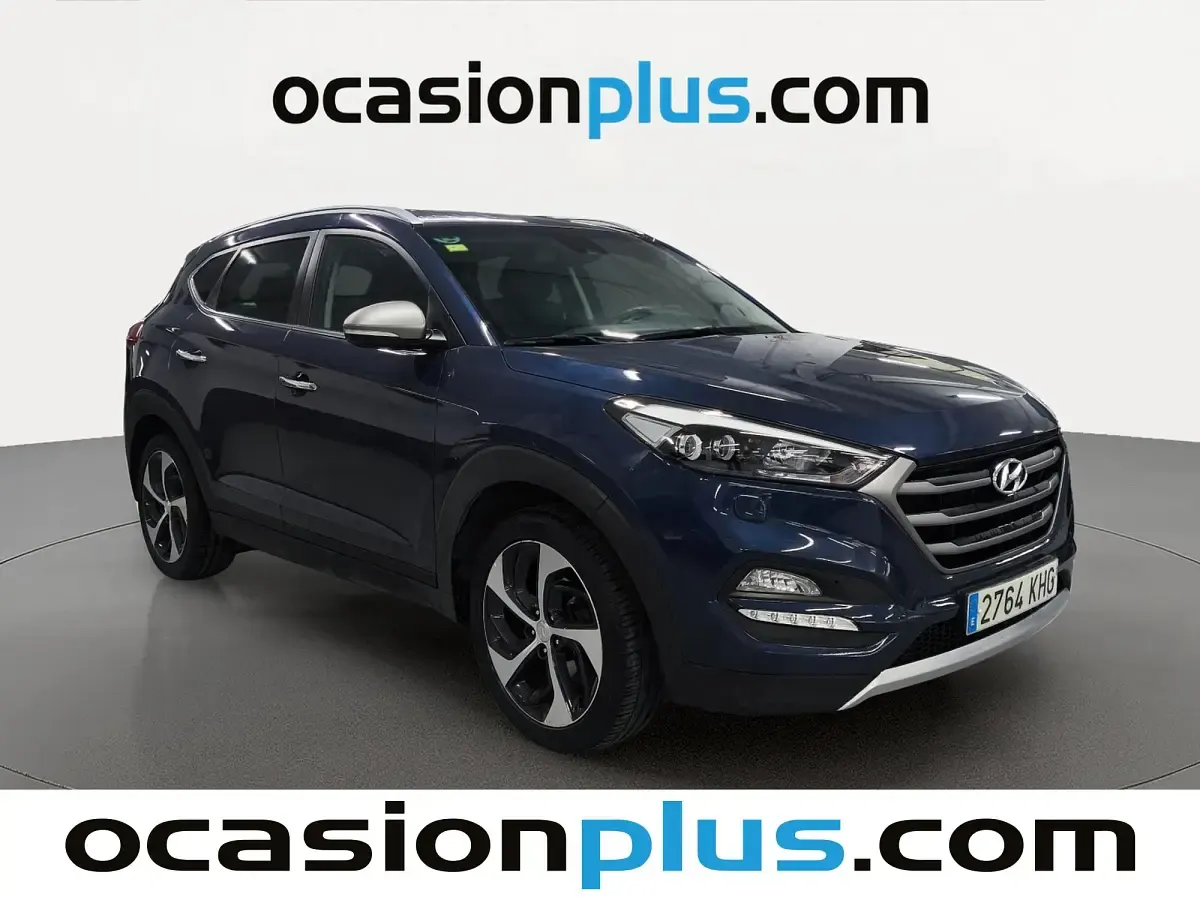 Usado Hyundai Tucson 177 CV (130 kW) 2018 Azul SUV