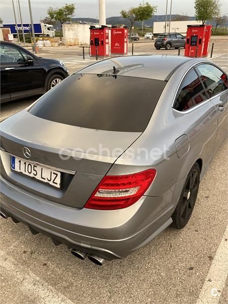 Usado Mercedes C250 204 CV (150 kW) 2012 Gris / plata Coupe