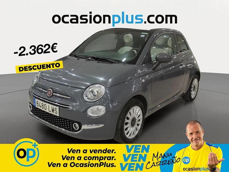Usado Fiat 500 Dolcevita 70 CV (51 kW) 2022 Gris Descapotable