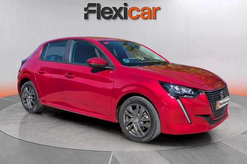 Rojo Usado 2021 Peugeot 208 Active Utilitario | 10.390 € (Buen precio) - Imagen 1/4
