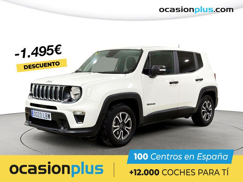 Blanco Usado 2019 Jeep Renegade Sport SUV | 16.450 € (Precio justo) - Imagen 1/4