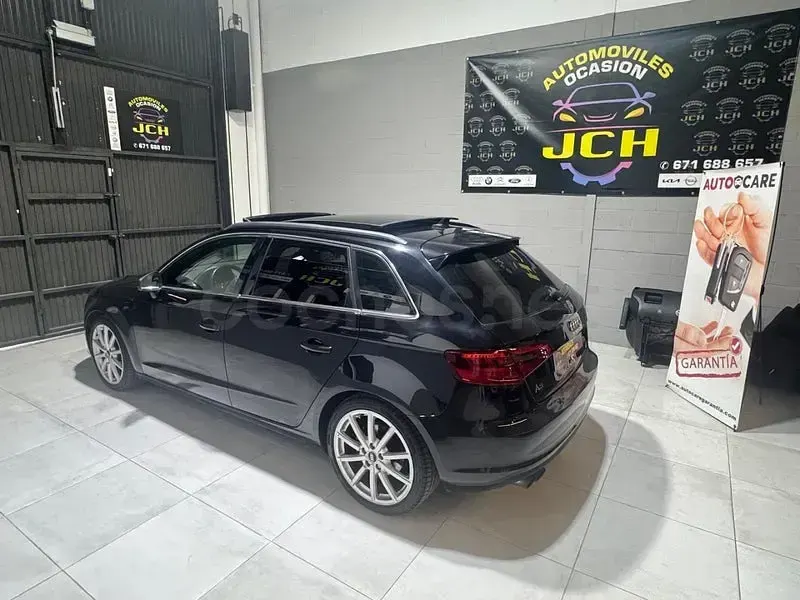Usado Audi A3 S-Line 150 CV (110 kW) 2014 Negro Berlina