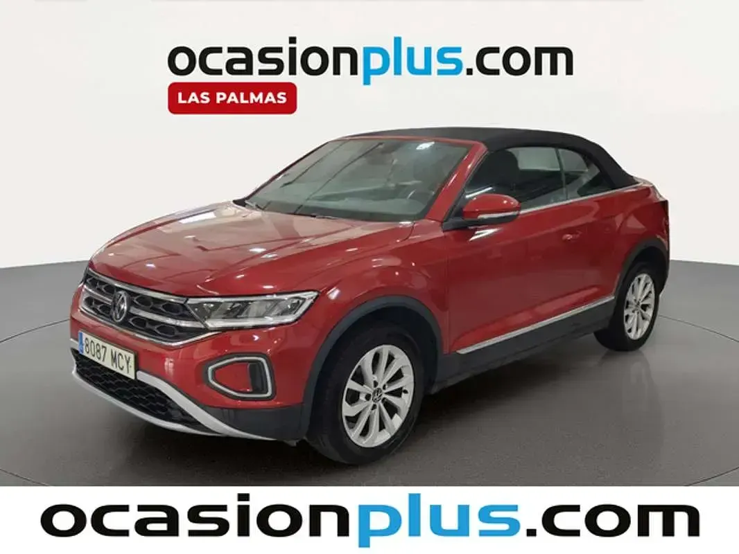 Usado VW T-Roc Cabriolet Style 110 CV (80 kW) 2022 Rojo Descapotable