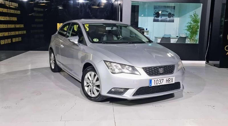 Usado Seat Leon SC Reference 90 CV (66 kW) 2014 Gris Utilitario