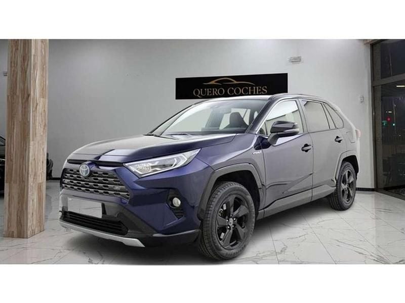 Usado Toyota RAV4 Hybrid Luxury 218 CV (160 kW) 2019 Azul SUV