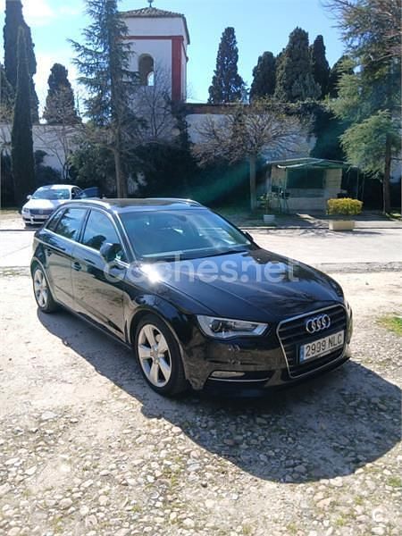 Usado Audi A3 150 CV (110 kW) 2016 Negro Berlina