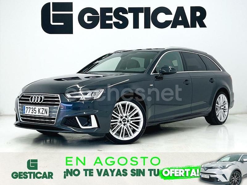 Gris / plata Usado 2019 Audi A4 S-Line Familiar | 28.990 € (Precio justo) - Imagen 1/4
