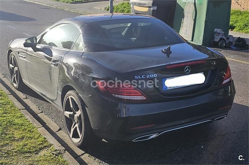 Usado Mercedes SLC200 184 CV (135 kW) 2019 Negro Descapotable