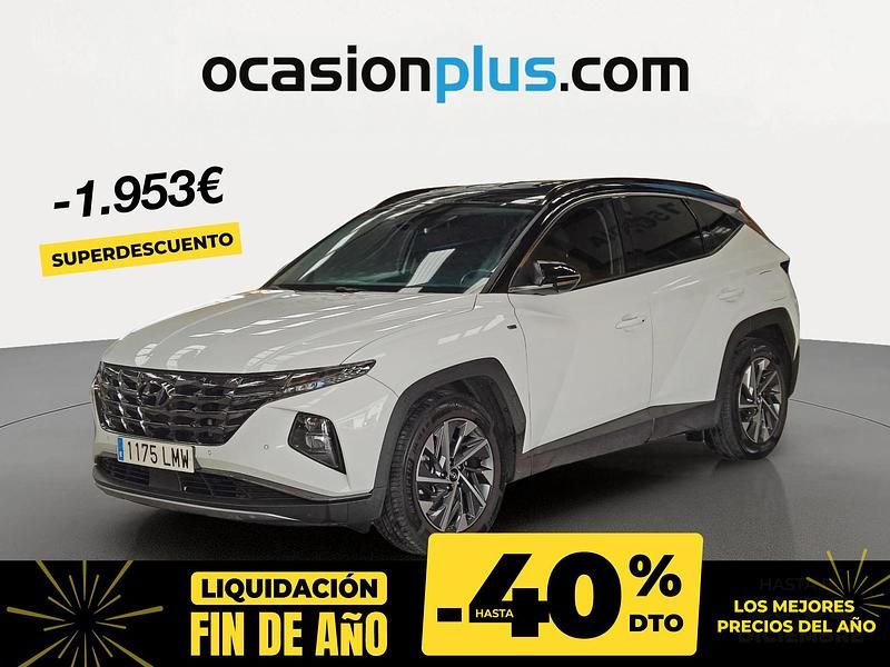 Blanco Usado 2021 Hyundai Tucson SUV | 21.490 € (Precio justo) - Imagen 1/4