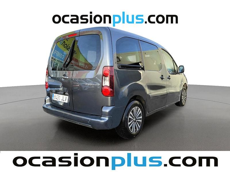 Usado Peugeot Partner Active 100 CV (73 kW) 2016 Gris Monovolumen
