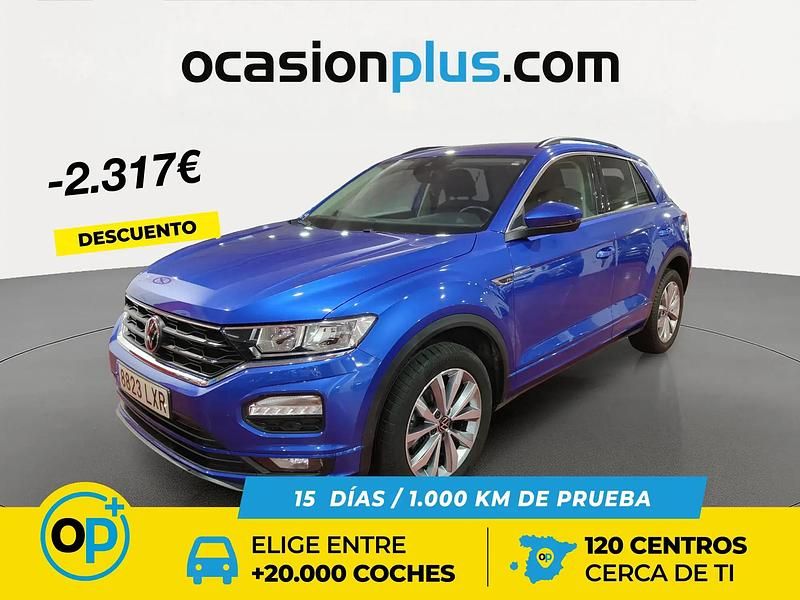 Usado VW T-Roc Advance 150 CV (110 kW) 2022 Azul SUV