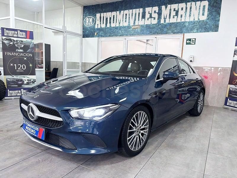 Usado Mercedes CLA200 150 CV (110 kW) 2019 Azul Berlina