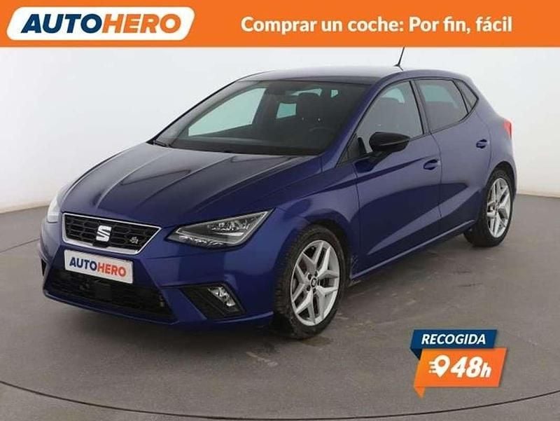 Usado Seat Ibiza FR 116 CV (85 kW) 2020 Azul Berlina