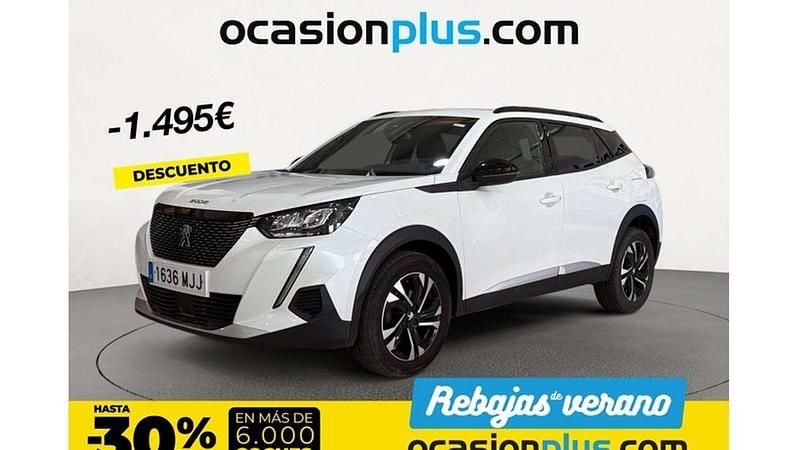 Blanco Usado 2023 Peugeot 2008 Allure SUV | 14.955 € (Buen precio) - Imagen 1/4