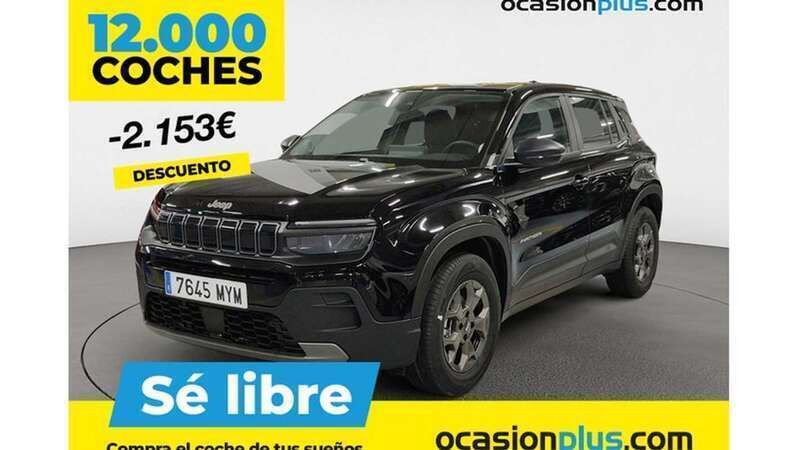Negro Nuevo 2025 Jeep Avenger Longitude SUV | 20.264 € (Precio justo) - Imagen 1/4