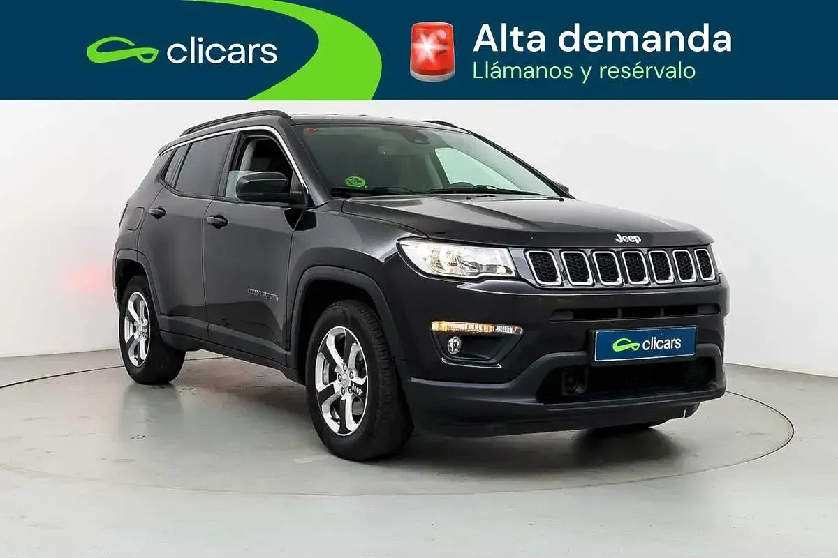 Usado Jeep Compass Longitude 140 CV (102 kW) 2018 Negro SUV