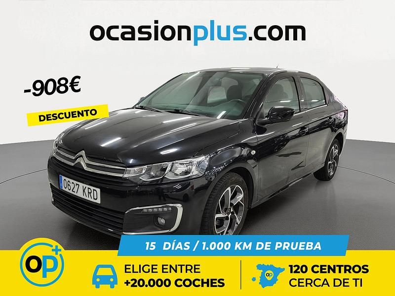 Usado Citroën C-Elysee I Shine 102 CV (75 kW) 2018 Negro Berlina